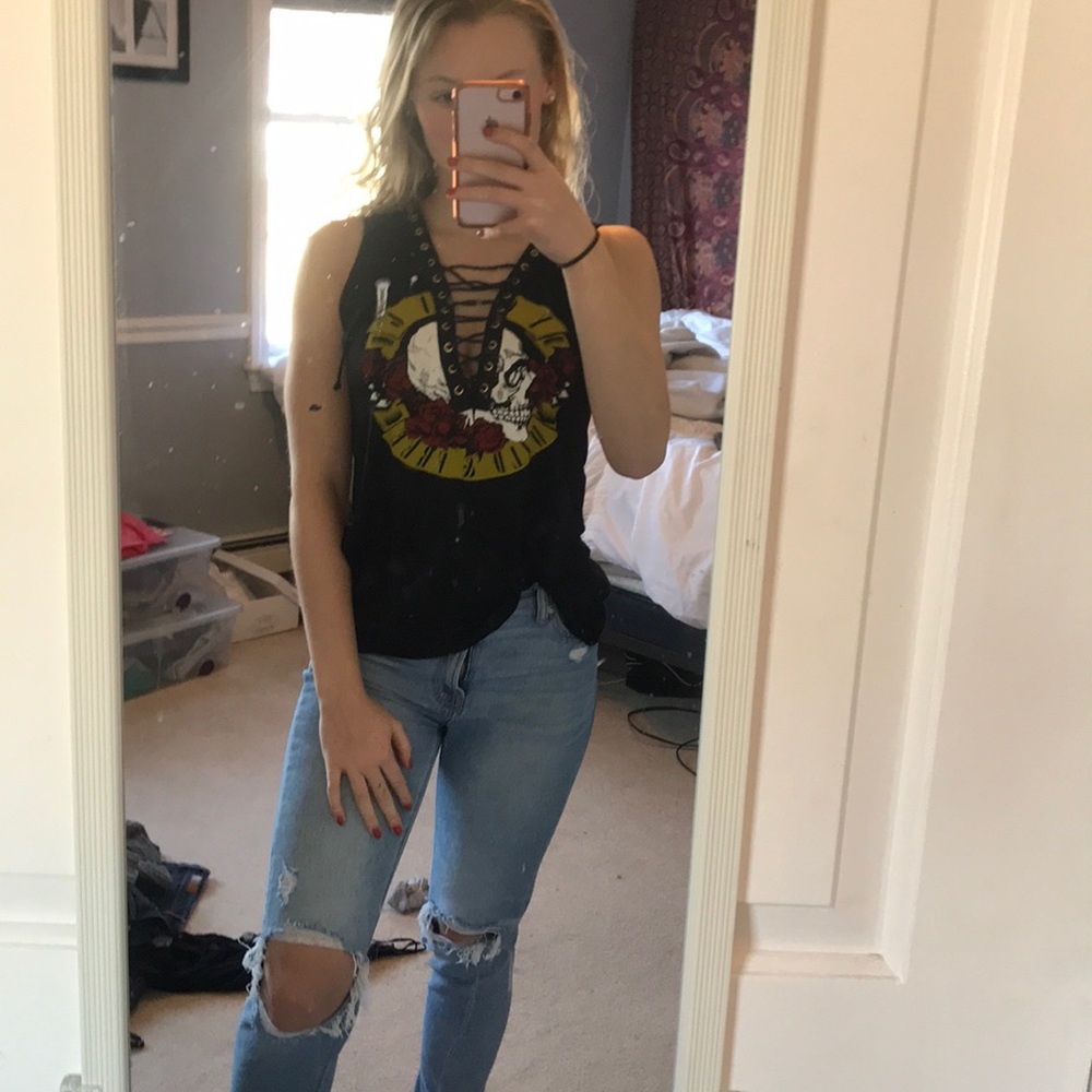 Lace Up Top